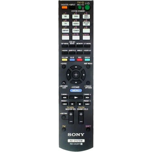 소니 Sony RM-AAU071 HT-CT350 HT-CT350HP HT-SF470 HT-SS370 HT-SS370HP STR-DH510 STR-DH510R STR-KS370 Remote Control