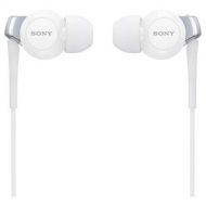 Sony MDR-EX300LP Vertical in-The-Ear Headphones, Noise Isolation Technology, Compact Small and Lightweight Headphones, White