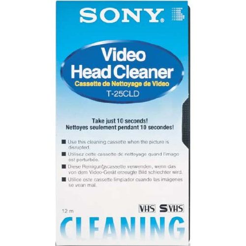 소니 Sony VHS Cleaning Cassette (Dry) (Discontinued by Manufacturer)