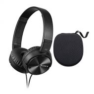 Sony ZX110NC Noise Cancelling Headphones with Protective Headphone Case Bundle (2 Items)