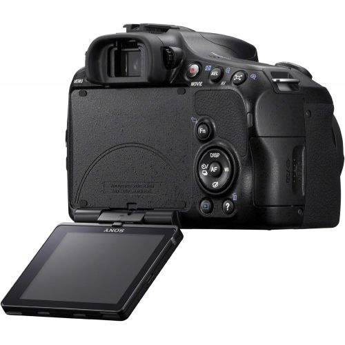 소니 Sony SLT-A65V 24.3 MP Translucent Mirror Digital SLR With 18-55mm Lens