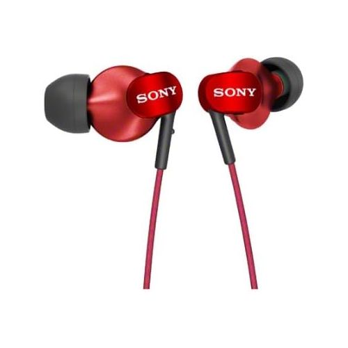 소니 Sony MDR-EX220LP/R Red 13.5mm Drivers In-Ear Stereo Receiver (Japanese Import)