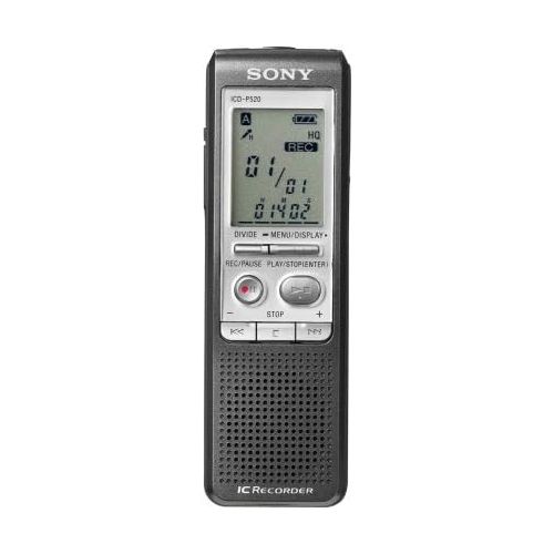 소니 Sony ICD-P520 Digital Voice Recorder with 256 MB Built-in Flash Memory and USB