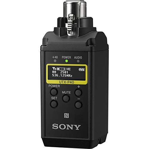 소니 Sony UTX-P40 Wireless Plug-On Transmitter, 25UC: 536 to 608MHz