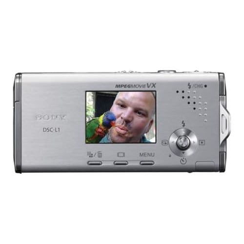 소니 Sony Cybershot DSCL1 4MP Digital Camera with 3x Optical Zoom (Silver)