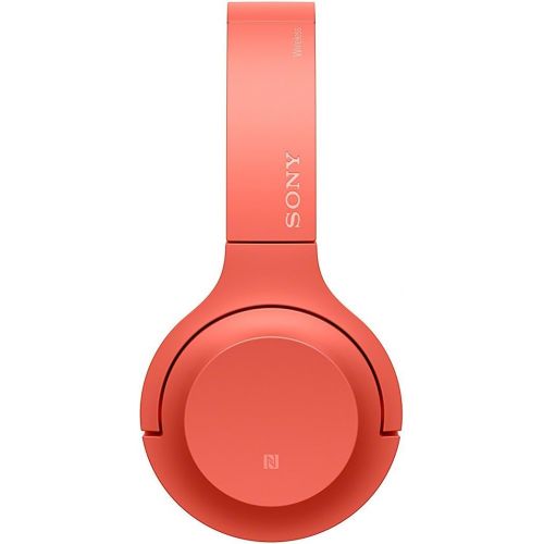 소니 Sony WH-H800 h.Ear Series Wireless On-Ear High Resolution Headphones (International Version/Seller Warranty) (Red)