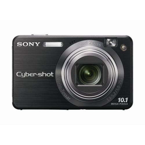 소니 Sony Cybershot DSCW170/B 10.1MP Digital Camera with 5x Optical Zoom with Super Steady Shot (Black)