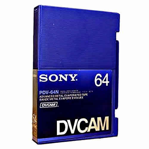 소니 Sony PDV-64N DVCAM 64 Minute Tape (Non Chip) 10 Pack