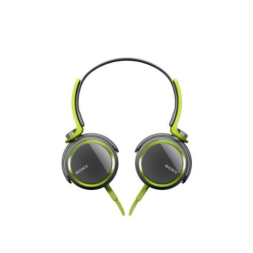 소니 Sony MDRXB400/GRN Extra Bass Over The Head 30mm Driver Headphone, Green