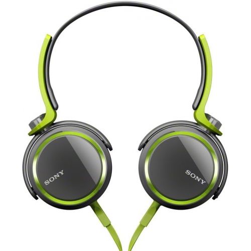 소니 Sony MDRXB400/GRN Extra Bass Over The Head 30mm Driver Headphone, Green