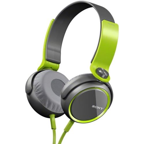 소니 Sony MDRXB400/GRN Extra Bass Over The Head 30mm Driver Headphone, Green