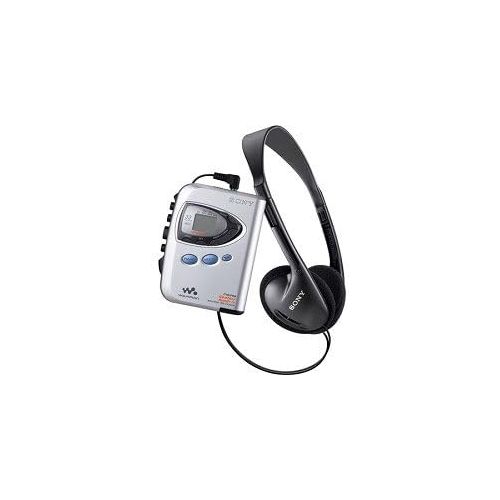 소니 Sony Walkman Digital Tuning Weather FM/AM Stereo Cassette Player (Silver) (Discontinued by Manufacturer)