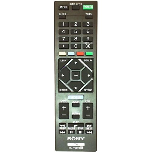 소니 Sony RM-YD092 LED HDTV Remote Control (RMYD092)(149206511) [Electronics]