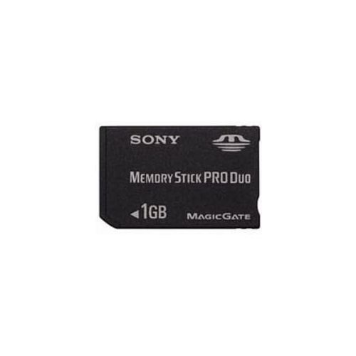 소니 Sony - Flash memory card ( Memory Stick Duo adapter included ) - 1 GB - MS PRO DUO