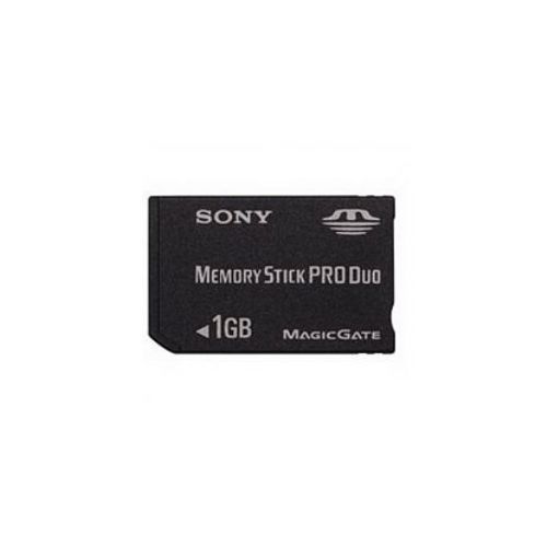 소니 Sony - Flash memory card ( Memory Stick Duo adapter included ) - 1 GB - MS PRO DUO