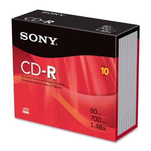 소니 SON10CDQ80R - Sony CD-R Discs