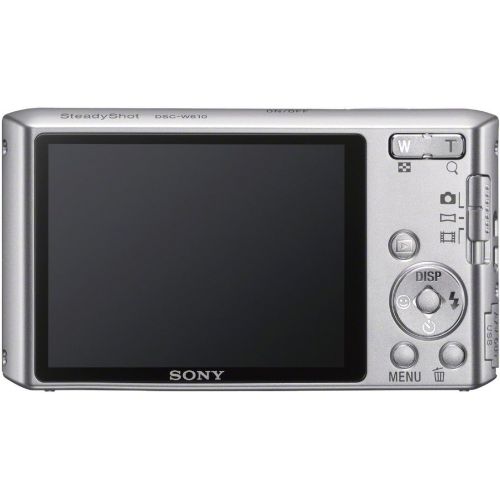 소니 Sony Cyber-shot DSCW610 14.1 MP Digital Camera with 4x Optical Zoom and 2.7-Inch LCD (Silver) (2012 Model)