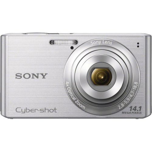 소니 Sony Cyber-shot DSCW610 14.1 MP Digital Camera with 4x Optical Zoom and 2.7-Inch LCD (Silver) (2012 Model)
