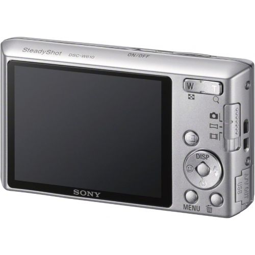 소니 Sony Cyber-shot DSCW610 14.1 MP Digital Camera with 4x Optical Zoom and 2.7-Inch LCD (Silver) (2012 Model)