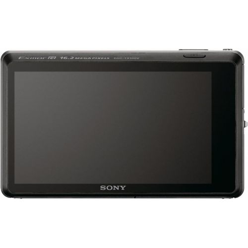 소니 Sony Cyber-Shot DSC-TX100V 16.2 MP Exmor R CMOS Digital Still Camera with 3.5-inch OLED Touchscreen, 3D Sweep Panorama and Full HD 1080/60p Video (Black)