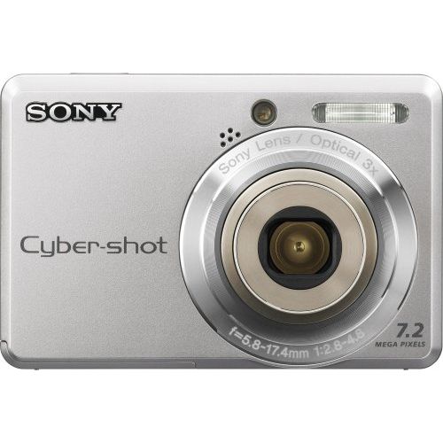 소니 Sony Cybershot DSCS730 7.2MP Digital Camera with 3x Optical Zoom