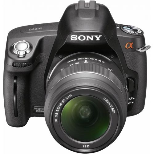 소니 Sony Alpha A290L 14.2 MP Digital SLR Camera with 18-55mm Lens