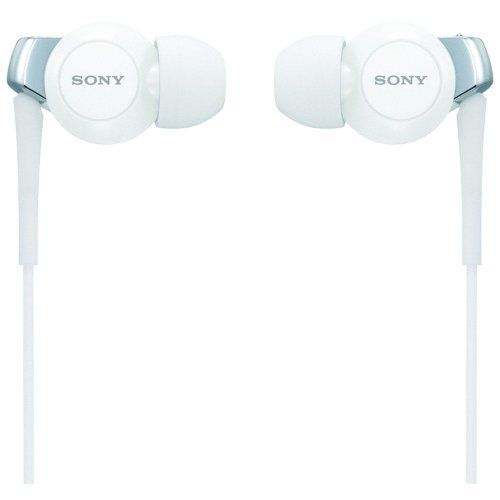 소니 Sony MDR-EX300/WHI Vertical In-the-Ear Style EX Style Headphones (White) (Discontinued by Manufacturer)