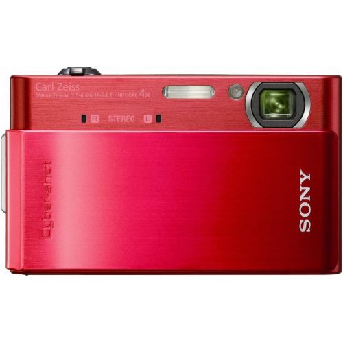 소니 Sony Cyber-shot DSC-T900 12.1 MP Digital Camera with 4x Optical Zoom and Super Steady Shot Image Stabilization (Red)