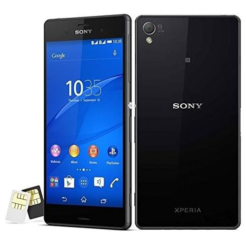 소니 Sony Xperia Z3 Plus E6533 32GB Black 3G/4G, Dual SIM Unlocked Factory 4G LTE - International Version No Warranty