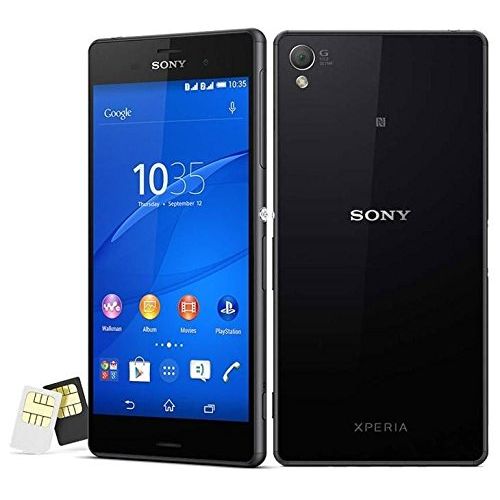 소니 Sony Xperia Z3 Plus E6533 32GB Black 3G/4G, Dual SIM Unlocked Factory 4G LTE - International Version No Warranty