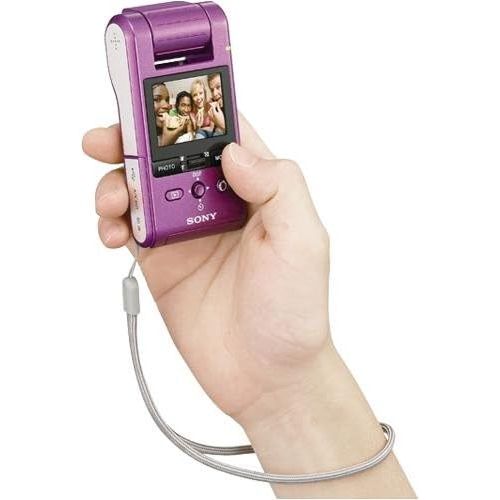 소니 Sony Webbie MHS-PM1 HD Camcorder (Violet) (Discontinued by Manufacturer)