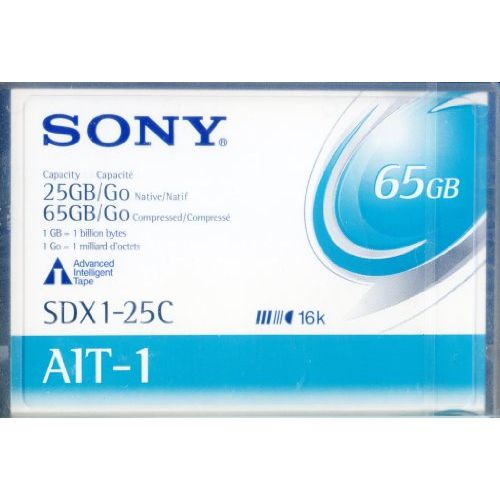 소니 Sony SDX1-25C Advanced Intelligent Tape Data Cartridge 25/65 GB with Memory Chip (1-Pack) (Discontinued by Manufacturer)