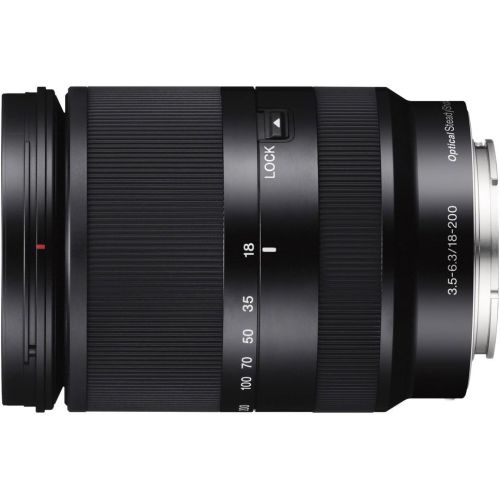 소니 Sony SEL18200LE E 18-200mm F3.5-6.3 OSS LE E-mount Zoom Lens - International Version (No Warranty)