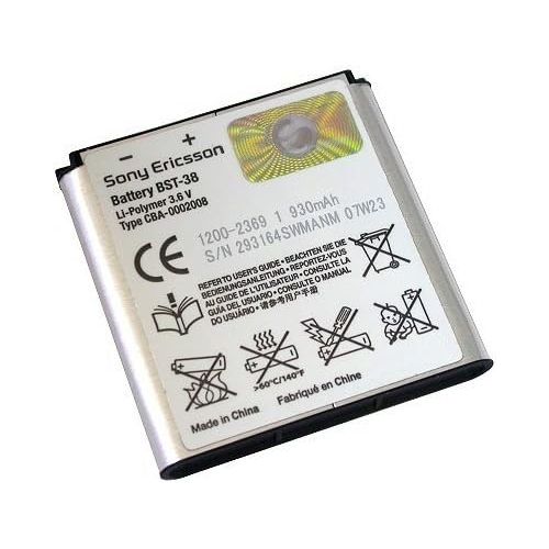 소니 Sony Ericsson Original li-Poly Battery for Sony Ericsson C510, C902, C905a, K850i, W580i, W760a, W995a, and T303