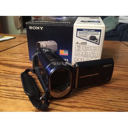 소니 Sony DCRSX40/L Palm-Sized camcorder with 60X Optical Zoom (Blue) (Discontinued by Manufacturer)