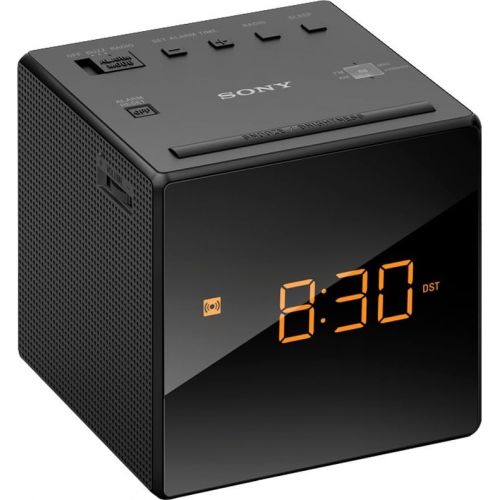 소니 Sony FM/AM Clock Radio - Black