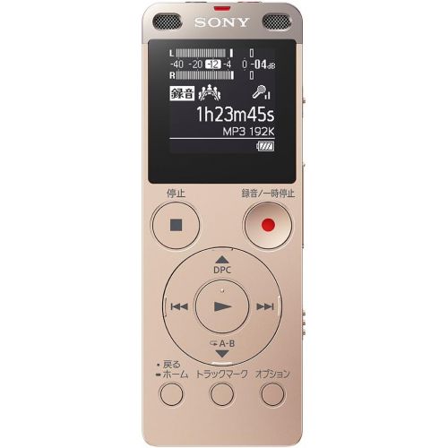 소니 Sony Stereo Ic Recorder 4gb with FM Tuner Icd-ux560f / N Gold