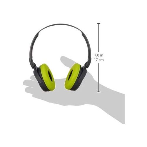 소니 Sony Dynamic closed-type headphones MDR-ZX310-H Lime Green/Gray