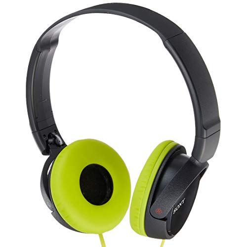 소니 Sony Dynamic closed-type headphones MDR-ZX310-H Lime Green/Gray