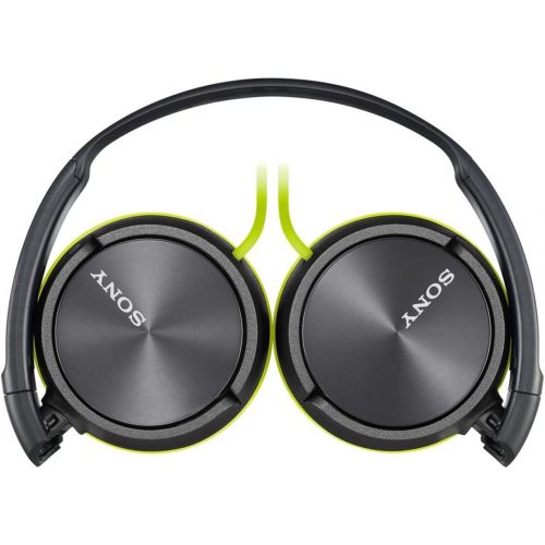 소니 Sony Dynamic closed-type headphones MDR-ZX310-H Lime Green/Gray