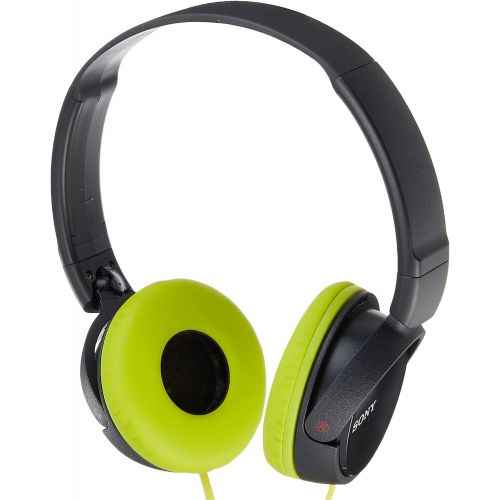 소니 Sony Dynamic closed-type headphones MDR-ZX310-H Lime Green/Gray