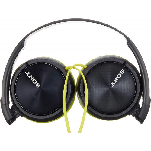 소니 Sony Dynamic closed-type headphones MDR-ZX310-H Lime Green/Gray