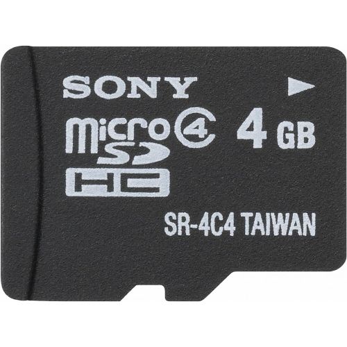 소니 Sony 4GB Class 4 Micro SDHC Memory Card (SR4A4/TQMN)