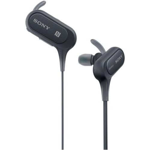 소니 Sony Premium Splashproof Bluetooth Wireless Extra Bass Sports in-Ear Noise-Canceling Headphones