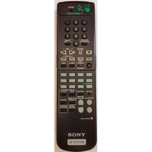 소니 SONY Remotes for DVD-VCR-TV-Audio-Stereo and or Compact Disc Systems (SONY RM-PP404)