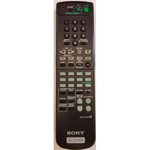 소니 SONY Remotes for DVD-VCR-TV-Audio-Stereo and or Compact Disc Systems (SONY RM-PP404)