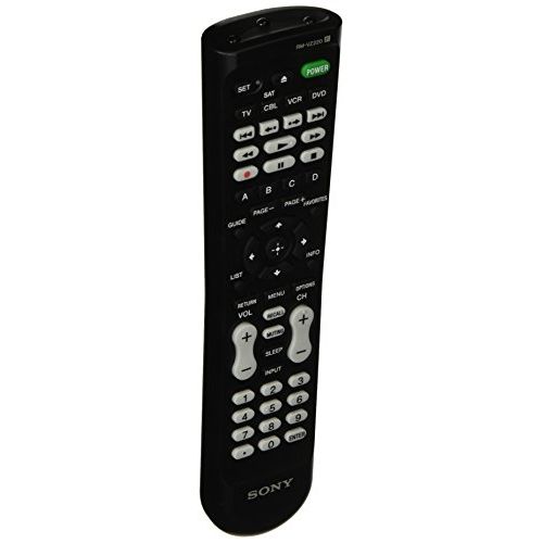 소니 Sony RMVZ220 Remote Control Up To 4 Compatible Video Components (Black) (Discontinued by Manufacturer)