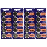 Sony 3V Lithium CR2032 Batteries (4 Blisters of 5), 20 Cells