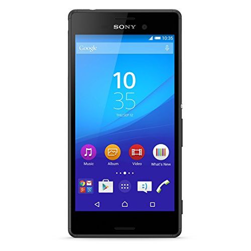 소니 Sony Xperia M4 Aqua 16GB GSM/LTE Unlocked Cell Phone - Black (U.S. Warranty)