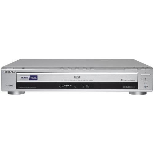 소니 Sony DVP-NC85H/S HDMI/CD Progressive Scan 5-Disc DVD Changer, Silver